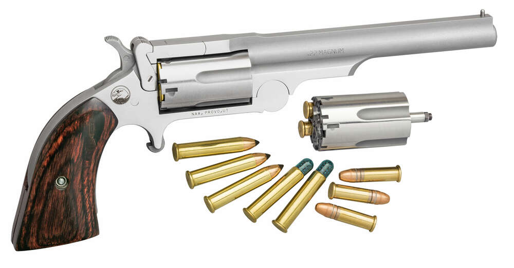 Handguns North American Arms 4" 22LR NAA 22MCR4      RANGER II     22MAG/LR 4IN   *CA* • Model: 4"